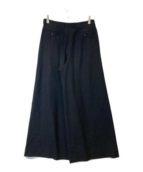 LAD MUSICIAN（ラッドミュージシャン）LAD MUSICIAN (ラッドミュージシャン) WOOL GABARDINE 2TUCK WIDE パンツ　ウールギャバジンツータックワイドパンツ　2221-555 ブラック サイズ:44の古着・服飾アイテム