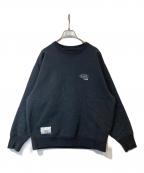 WTAPSダブルタップス）の古着「SWEATER/COTTON.PROTECT」｜チャコールグレー