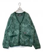 NEIGHBORHOODネイバーフッド）の古着「MOHAIR CARDIGAN　モヘヤカーディガン　ネイバーフッド　222FUNH-KNM02」｜グリーン