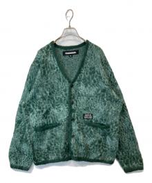 NEIGHBORHOOD（ネイバーフッド）の古着「MOHAIR CARDIGAN　モヘヤカーディガン　ネイバーフッド　222FUNH-KNM02」｜グリーン