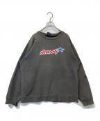 stussyステューシー）の古着「スウェット」｜グレー