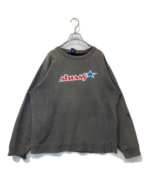 stussy（ステューシー）stussy (ステューシー) スウェット グレー サイズ:Lの古着・服飾アイテム