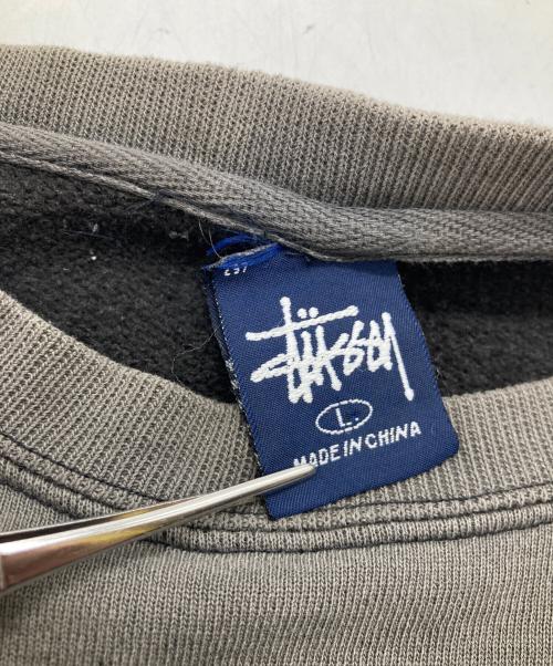 stussy（ステューシー）stussy (ステューシー) スウェット グレー サイズ:Lの古着・服飾アイテム
