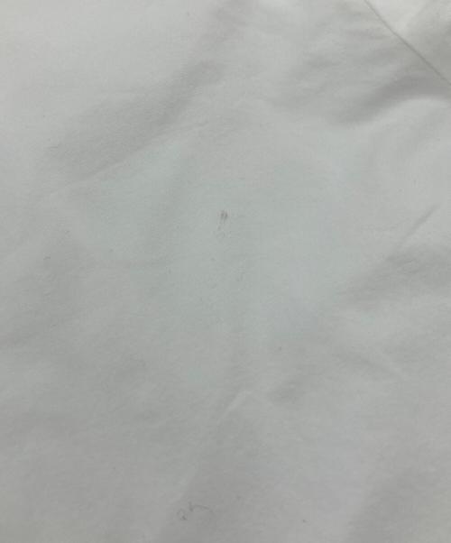 homspun（ホームスパン）homspun (ホームスパン) ハイカウントクロスフリルブラウス　252-5748 ホワイト サイズ:Freeの古着・服飾アイテム