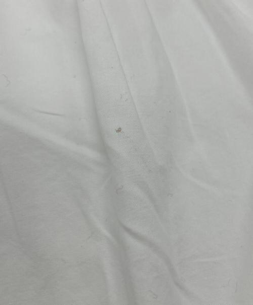 homspun（ホームスパン）homspun (ホームスパン) ハイカウントクロスフリルブラウス　252-5748 ホワイト サイズ:Freeの古着・服飾アイテム