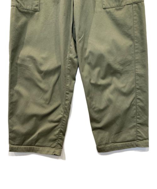 homspun（ホームスパン）homspun (ホームスパン) 高密度ウェポンひもワイドパンツ　252-3357 グリーン サイズ:Freeの古着・服飾アイテム
