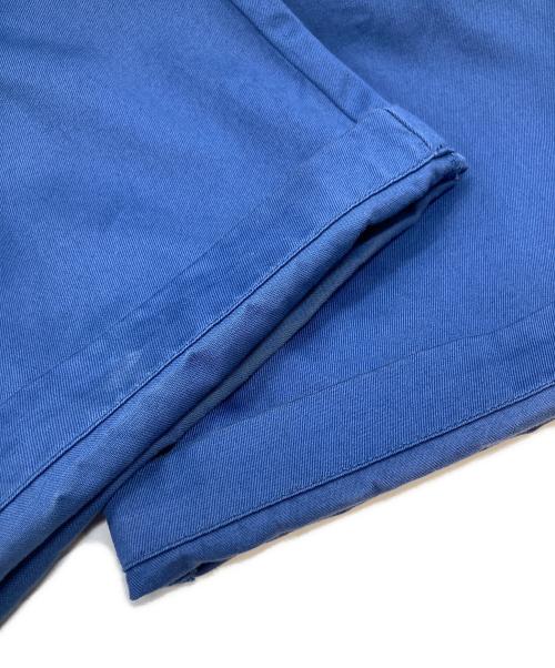 homspun（ホームスパン）homspun (ホームスパン) 高密度ウェポンひもワイドパンツ ブルー サイズ: Freeの古着・服飾アイテム