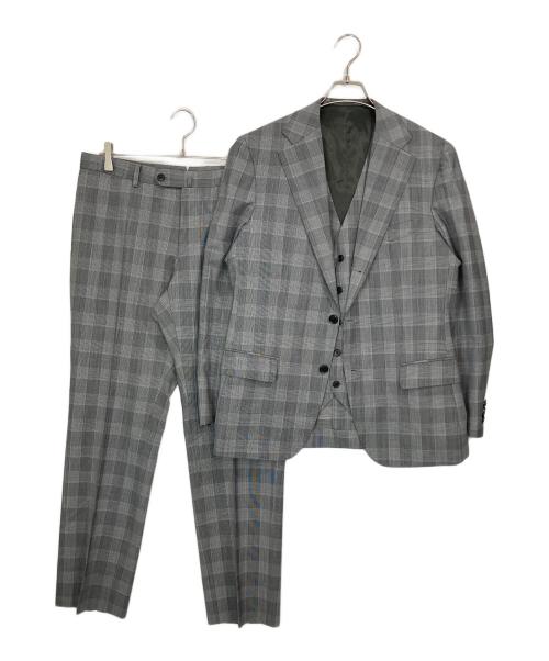 UNIVERSAL LANGUAGE（ユニバーサルランゲージ）UNIVERSAL LANGUAGE (ユニバーサルランゲージ) 3ピーススーツ グレー サイズ:40Rの古着・服飾アイテム