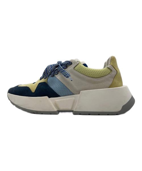 MM6 Maison Margiela（エムエムシックスメゾンマルジェラ）MM6 Maison Margiela (エムエムシックスメゾンマルジェラ) 厚底スニーカー イエロー サイズ:39の古着・服飾アイテム