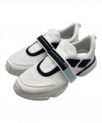 PRADAプラダ）の古着「Cloudbust Knit Trainer クラウドバストニットトレーナー 20G064」｜ホワイト