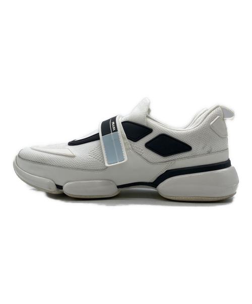 PRADA（プラダ）PRADA (プラダ) Cloudbust Knit Trainer クラウドバストニットトレーナー 20G064 ホワイト サイズ:5の古着・服飾アイテム