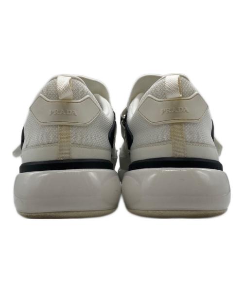 PRADA（プラダ）PRADA (プラダ) Cloudbust Knit Trainer クラウドバストニットトレーナー 20G064 ホワイト サイズ:5の古着・服飾アイテム