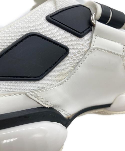 PRADA（プラダ）PRADA (プラダ) Cloudbust Knit Trainer クラウドバストニットトレーナー 20G064 ホワイト サイズ:5の古着・服飾アイテム