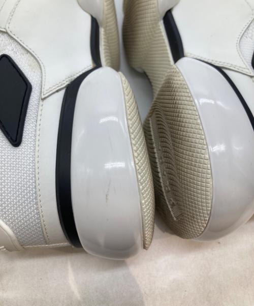 PRADA（プラダ）PRADA (プラダ) Cloudbust Knit Trainer クラウドバストニットトレーナー 20G064 ホワイト サイズ:5の古着・服飾アイテム