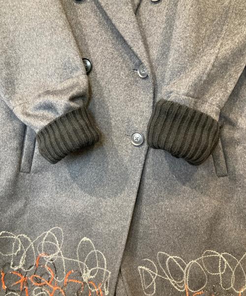 Desigual（デシグアル）Desigual (デシグアル) オーバーコート YELAY 19WWEWA8 グレー サイズ:46の古着・服飾アイテム