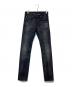 DIOR HOMME（ディオール オム）の古着「FLY BY NIGHT 加工ブラックデニム　　163D005TX067」｜ブラック