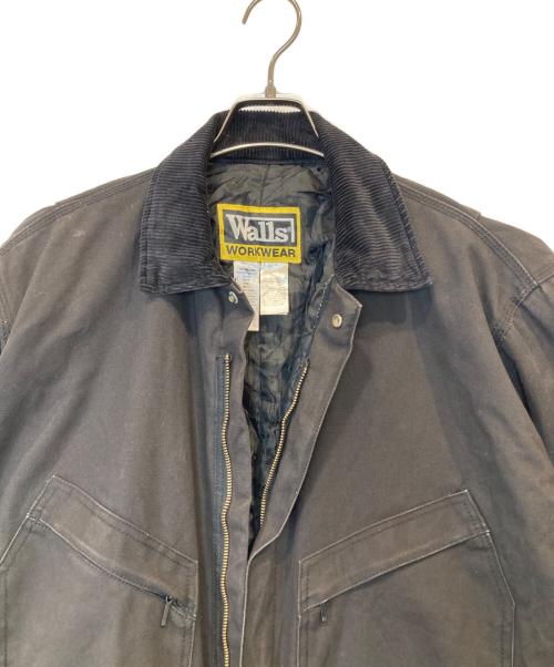 Walls（ウォールズ）Walls (ウォールズ) オーバーオール　W15975N ブラック サイズ:Lの古着・服飾アイテム