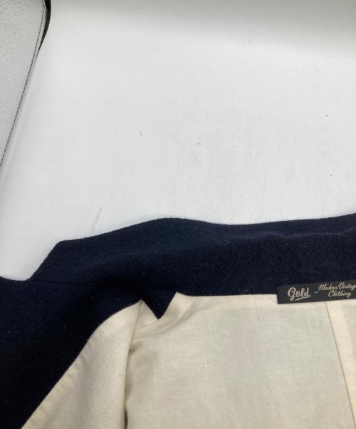 gold（ゴールド）gold (ゴールド) MILLING WOOL CHESTER COAT ミリングウールチェスターコート GL13163 ネイビー サイズ:表記がないため不明の古着・服飾アイテム
