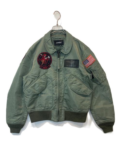 AVIREX（アヴィレックス）AVIREX (アヴィレックス) CWU-36P VX-31 TOP GUN トップガン フライトジャケット 6102208 グリーン サイズ:Mの古着・服飾アイテム