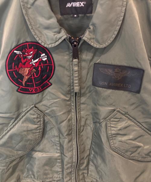 AVIREX（アヴィレックス）AVIREX (アヴィレックス) CWU-36P VX-31 TOP GUN トップガン フライトジャケット 6102208 グリーン サイズ:Mの古着・服飾アイテム