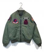 AVIREXアヴィレックス）の古着「COMMERCIAL TOP GUN MAVERICK MA-1（）コマーシャル トップガン マーベリック MA-1」｜グリーン