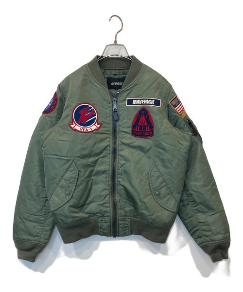 AVIREX（アヴィレックス）AVIREX (アヴィレックス) COMMERCIAL TOP GUN MAVERICK MA-1（）コマーシャル トップガン マーベリック MA-1 グリーン サイズ:FREEの古着・服飾アイテム