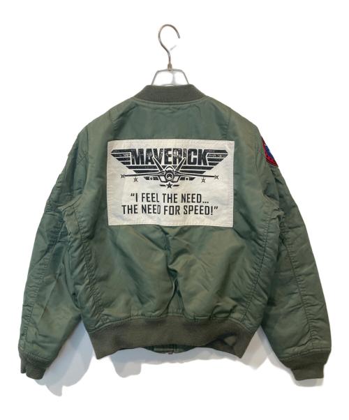 AVIREX（アヴィレックス）AVIREX (アヴィレックス) COMMERCIAL TOP GUN MAVERICK MA-1（）コマーシャル トップガン マーベリック MA-1 グリーン サイズ:FREEの古着・服飾アイテム
