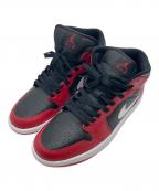 NIKEナイキ）の古着「Air Jordan 1 Mid　エアジョーダンミッド　DQ8426-061」｜レッド×ブラック