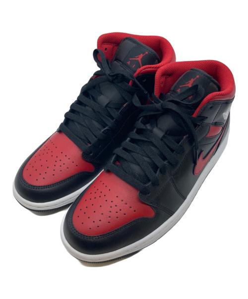 NIKE（ナイキ）NIKE (ナイキ) Air Jordan 1 Mid　エアジョーダンワンミッド　DQ8426-067 レッド×ブラック サイズ:26.5の古着・服飾アイテム