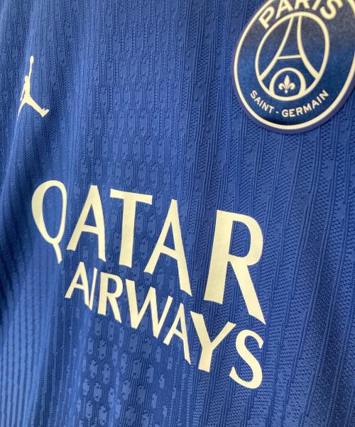 NIKE（ナイキ）NIKE (ナイキ) パリSG×ジョーダン 4th オーセンティック長袖ユニフォーム　HJ7322-493 ブルー サイズ:2XLの古着・服飾アイテム