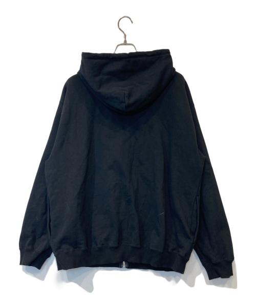 X-LARGE（エクストララージ）X-LARGE (エクストララージ) MULTI LOGO ZIP UP HOODED SWEATSHIRT マルチロゴジップアップフーデッドスウェットシャツ 101244012003 ブラック サイズ:XLの古着・服飾アイテム