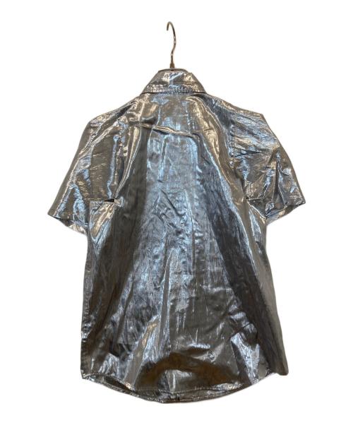 TOGA（トーガ）TOGA (トーガ) 光沢半袖シャツ　144211002 シルバー サイズ:1の古着・服飾アイテム