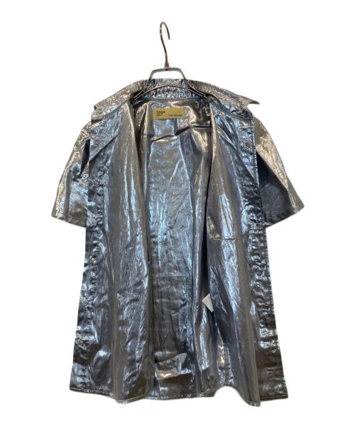 TOGA（トーガ）TOGA (トーガ) 光沢半袖シャツ　144211002 シルバー サイズ:1の古着・服飾アイテム