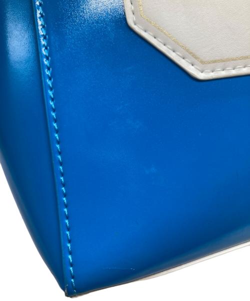 RURU MARY’S（ルル メリー）RURU MARY’S (ルル メリー) BEAMS COUTURE (ビームス クチュール) ハンドバッグ ブルーの古着・服飾アイテム