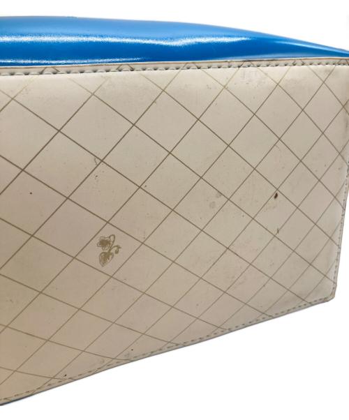 RURU MARY’S（ルル メリー）RURU MARY’S (ルル メリー) BEAMS COUTURE (ビームス クチュール) ハンドバッグ ブルーの古着・服飾アイテム