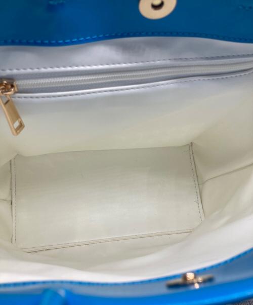 RURU MARY’S（ルル メリー）RURU MARY’S (ルル メリー) BEAMS COUTURE (ビームス クチュール) ハンドバッグ ブルーの古着・服飾アイテム