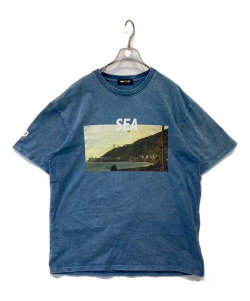WIND AND SEA（ウィンダンシー）WIND AND SEA (ウィンダンシー) グラフィックプリント　WDS-LAJ-23-Q4-CS-01 ブルー サイズ:Lの古着・服飾アイテム