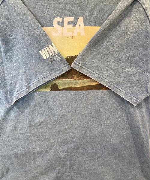 WIND AND SEA（ウィンダンシー）WIND AND SEA (ウィンダンシー) グラフィックプリント　WDS-LAJ-23-Q4-CS-01 ブルー サイズ:Lの古着・服飾アイテム