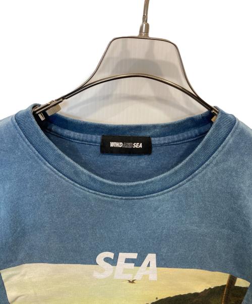 WIND AND SEA（ウィンダンシー）WIND AND SEA (ウィンダンシー) グラフィックプリント　WDS-LAJ-23-Q4-CS-01 ブルー サイズ:Lの古着・服飾アイテム