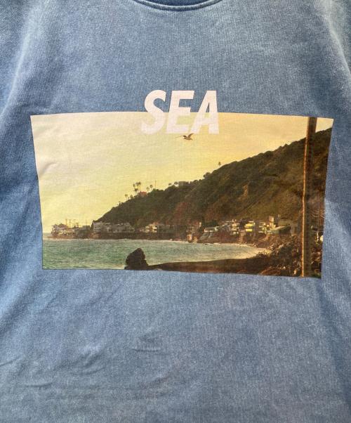 WIND AND SEA（ウィンダンシー）WIND AND SEA (ウィンダンシー) グラフィックプリント　WDS-LAJ-23-Q4-CS-01 ブルー サイズ:Lの古着・服飾アイテム