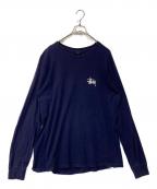 stussyステューシー）の古着「プリントカットソー」｜パープル