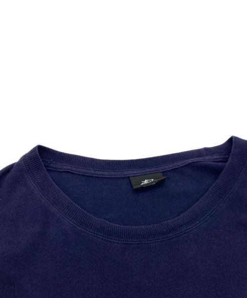 stussy（ステューシー）stussy (ステューシー) プリントカットソー パープル サイズ:Lの古着・服飾アイテム