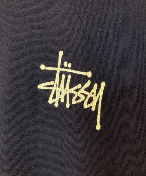 stussy（ステューシー）stussy (ステューシー) プリントカットソー パープル サイズ:Lの古着・服飾アイテム