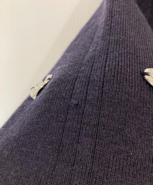 Snidel（スナイデル）Snidel (スナイデル) ハートニットカーディガン SWNT251186 ネイビー サイズ:FREEの古着・服飾アイテム