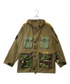 ARKAIR×DEUS EX MACHINAアークエアー×デウス エクス マキナ）の古着「Smock Camo フーデッドジャケット　B240AAD」｜カーキ