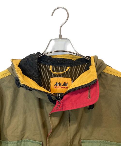 ARKAIR（アークエアー）ARKAIR (アークエアー) DEUS EX MACHINA (デウス エクス マキナ) Smock Camo フーデッドジャケット　B240AAD カーキ サイズ:Lの古着・服飾アイテム