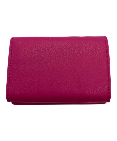 BALENCIAGA（バレンシアガ）BALENCIAGA (バレンシアガ) ペーパーミニウォレット/391446 ピンクの古着・服飾アイテム