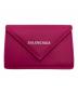 BALENCIAGA（バレンシアガ）の古着「ペーパーミニウォレット/391446」｜ピンク