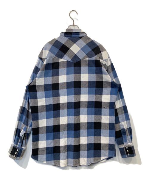 big mac（ビッグマック）BIG MAC (ビッグマック) ウエスタンシャツ ブルー サイズ:XLの古着・服飾アイテム