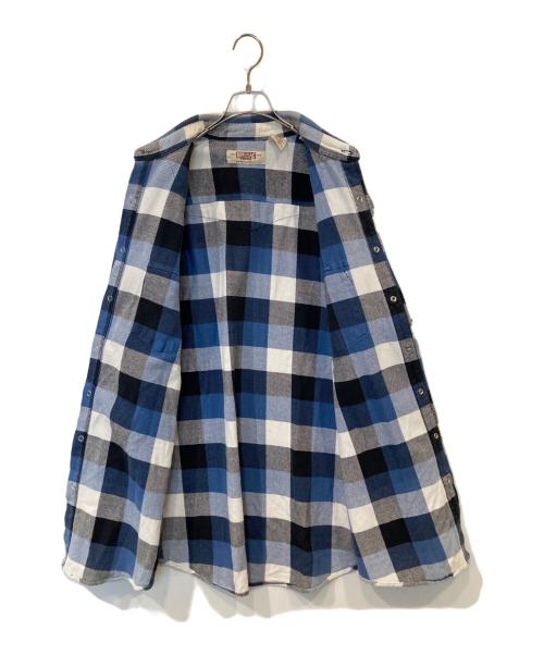 big mac（ビッグマック）BIG MAC (ビッグマック) ウエスタンシャツ ブルー サイズ:XLの古着・服飾アイテム